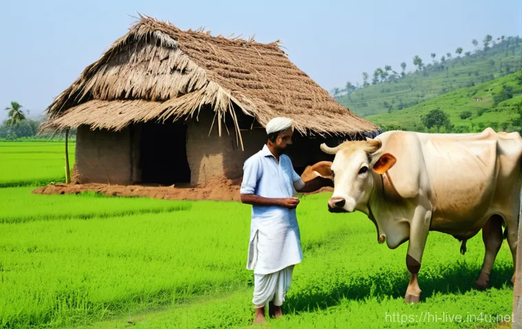 축산업 관련 법규 및 규정 - **Prompt 1: Livestock Insurance and Farmer's Prosperity**
    A wide, sun-drenched shot of a serene ...
